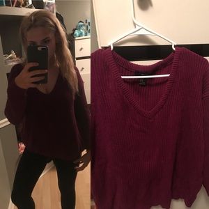 Cranberry sweater